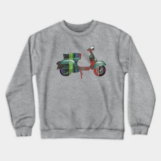 Vespa Piaggio Vintage Design Scooter Crewneck Sweatshirt